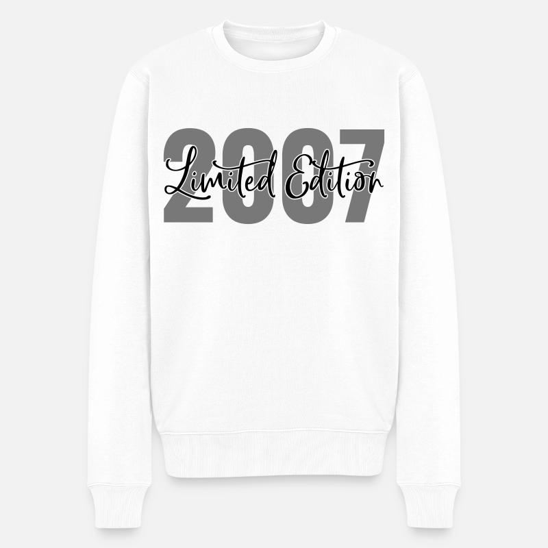 Edition limitée 2007 - Pull Premium bio Homme - blanc