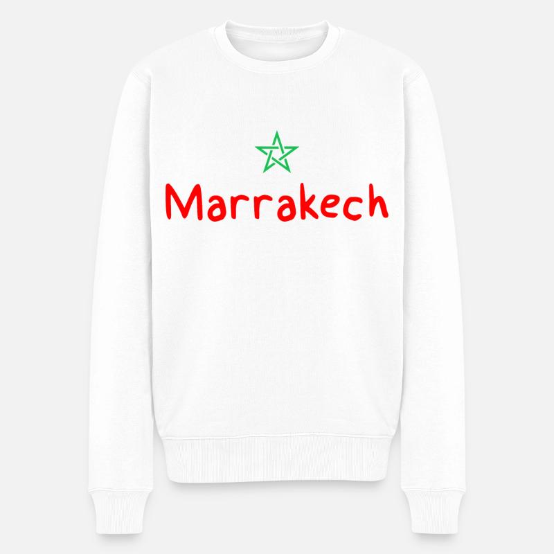 Marrakech - Pull Premium bio Homme - blanc