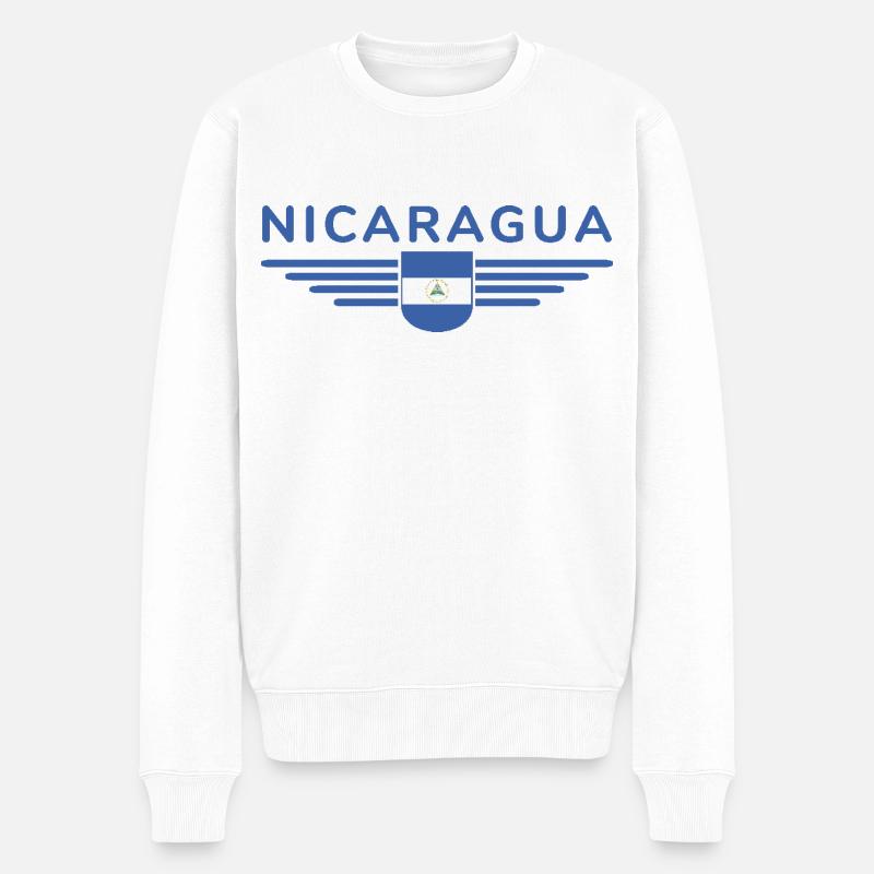 Conception d’un t-shirt Nicaragua - Pull Premium bio Homme - blanc