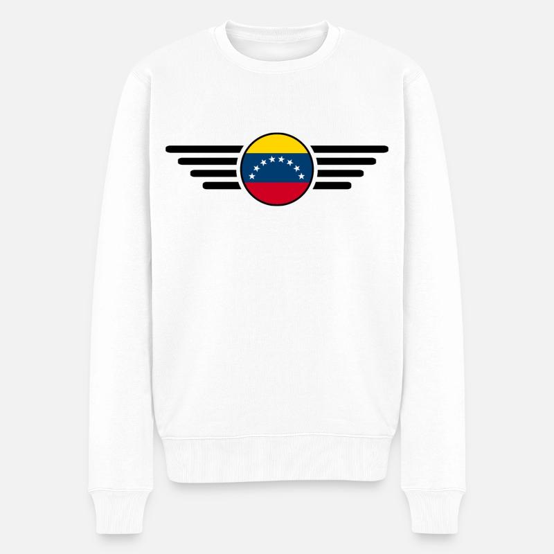 Venezuela Style Design T-Shirt - Pull Premium bio Homme - blanc