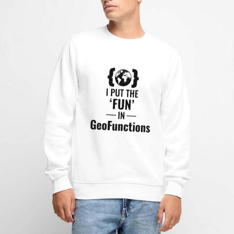 GeoFunctions GIS Programming Developer Fun Men's Premium Organic Jumper