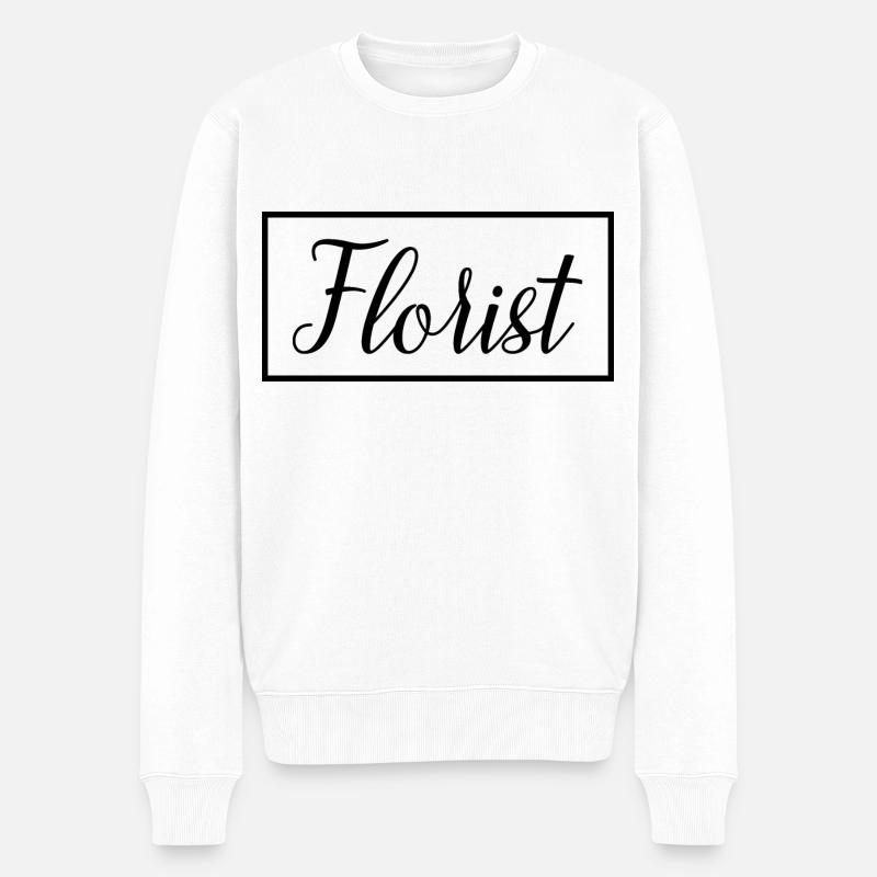 Florist Proud Graduate Florist Student Geschenk - Männer Premium Bio Pullover - Weiß