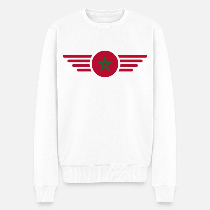 J’aime le Maroc - Pull Premium bio Homme - blanc