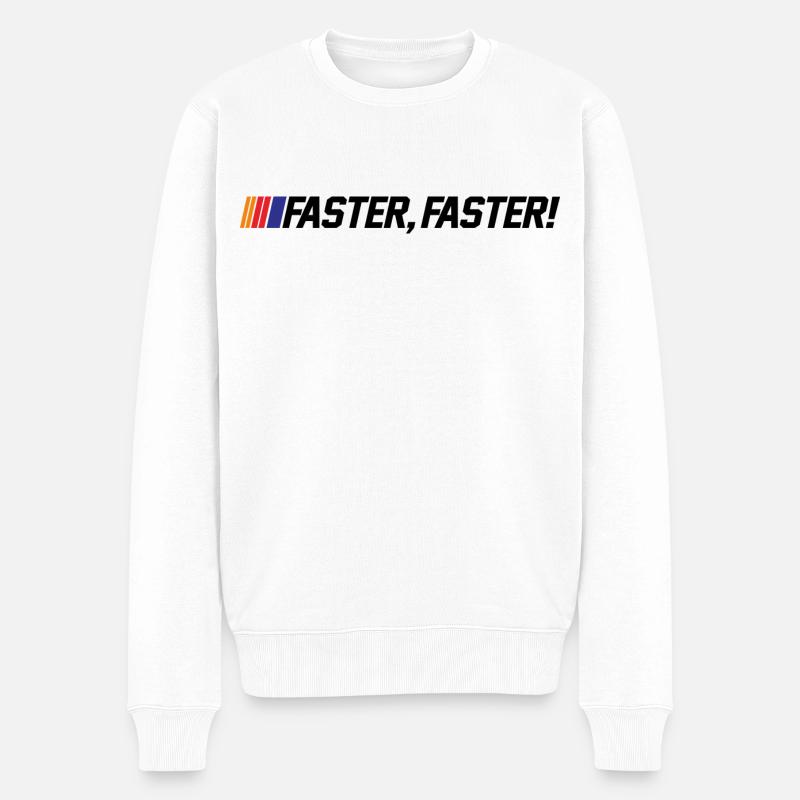 RAPIDE - Pull Premium bio Homme - blanc