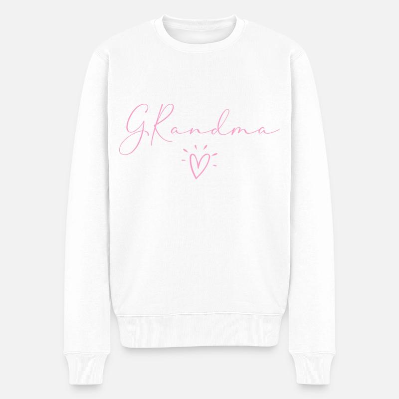 Oma. - Männer Premium Bio Pullover - Weiß