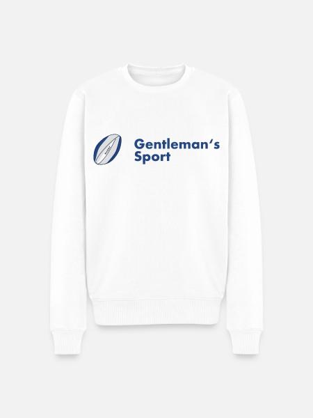RUGBY GENTLEMAN - Pull Premium bio Homme - blanc