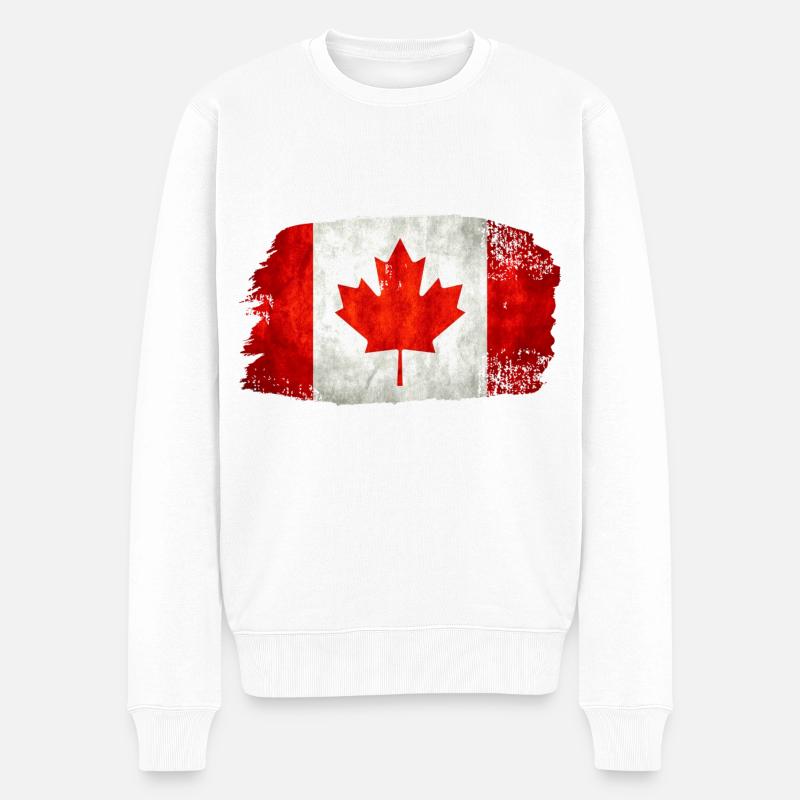 Canada - Pull Premium bio Homme - blanc