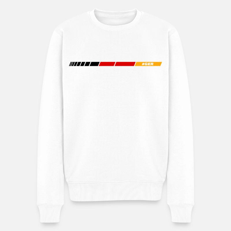 #GER - Pull Premium bio Homme - blanc
