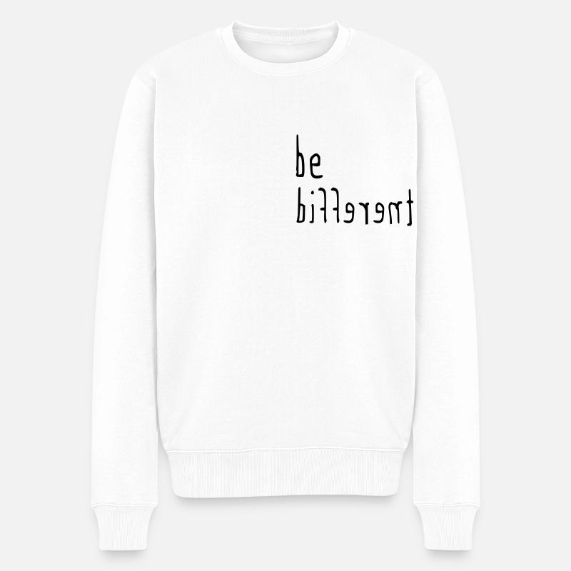 La différence est différente - Pull Premium bio Homme - blanc