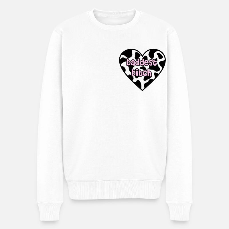 45683CCE 92AA 4291 9014 89C48EA83C85 - Männer Premium Bio Pullover - Weiß