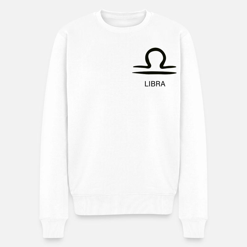 LIBRA | Balance simple - Pull Premium bio Homme - blanc