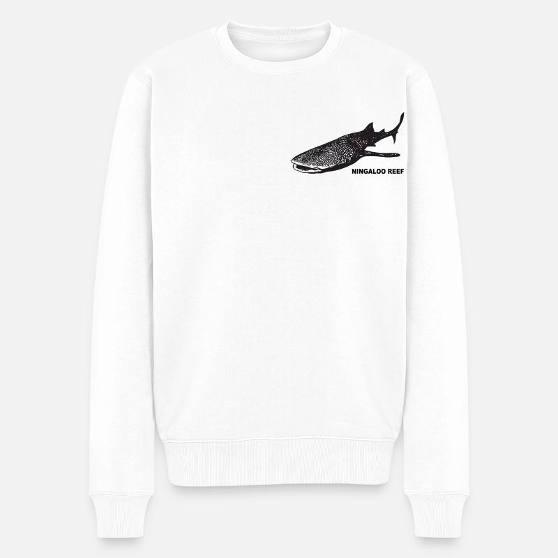 RÉCIF DE NINGALOO - Pull Premium bio Homme - blanc