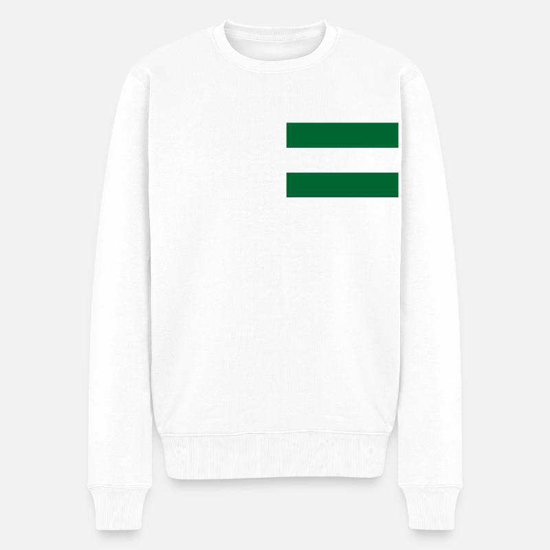 Andalusien - Männer Premium Bio Pullover - Weiß