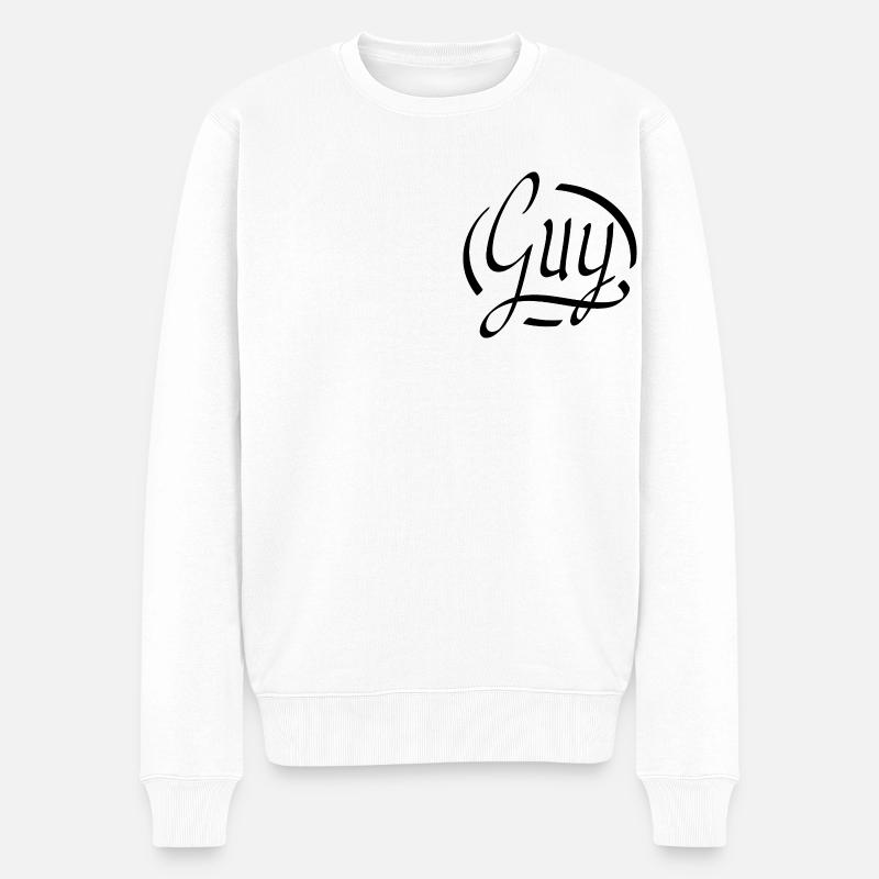 Kerl - Männer Premium Bio Pullover - Weiß