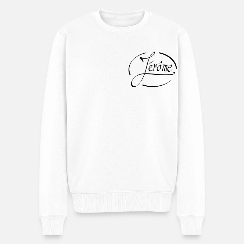 Jérôme - Pull Premium bio Homme - blanc