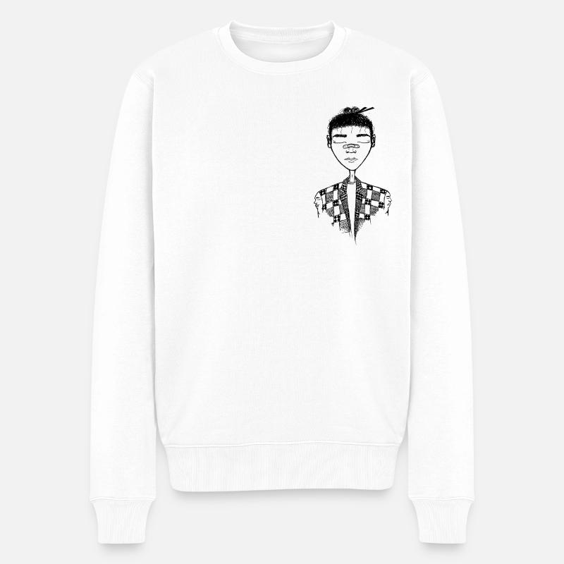 two face - Pull Premium bio Homme - blanc