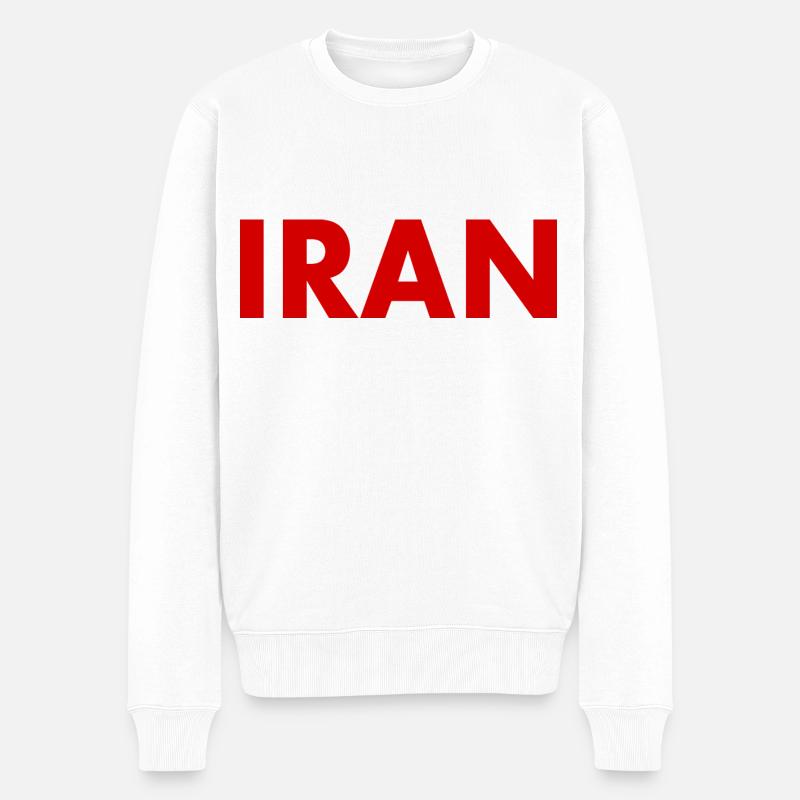 Iran - Pull Premium bio Homme - blanc