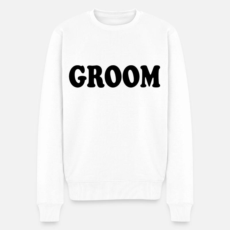 Groom - Pull Premium bio Homme - blanc