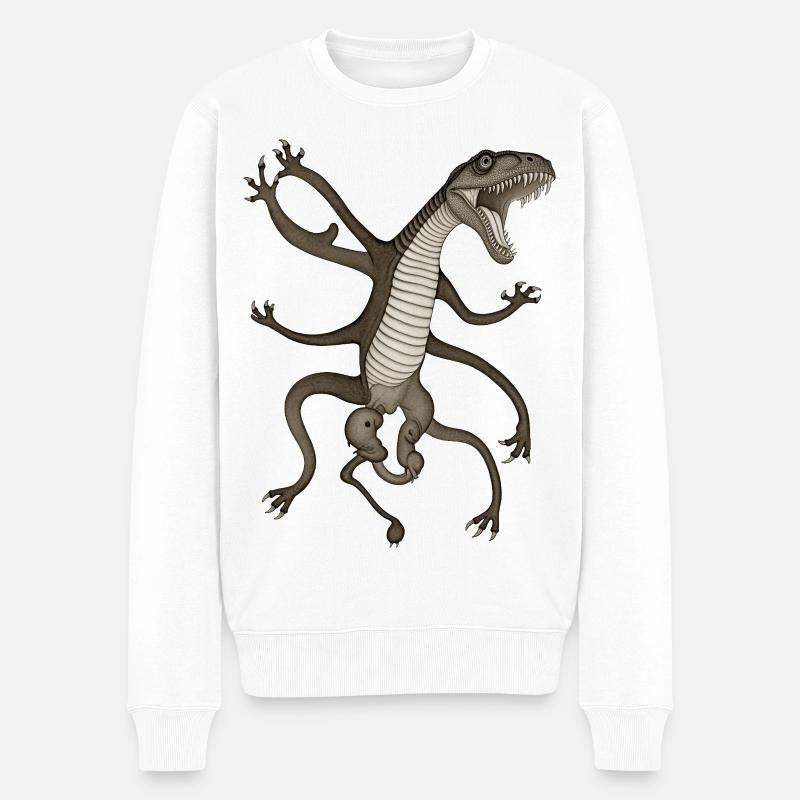 BUG #11 – dunkle Hölle - Männer Premium Bio Pullover - Weiß