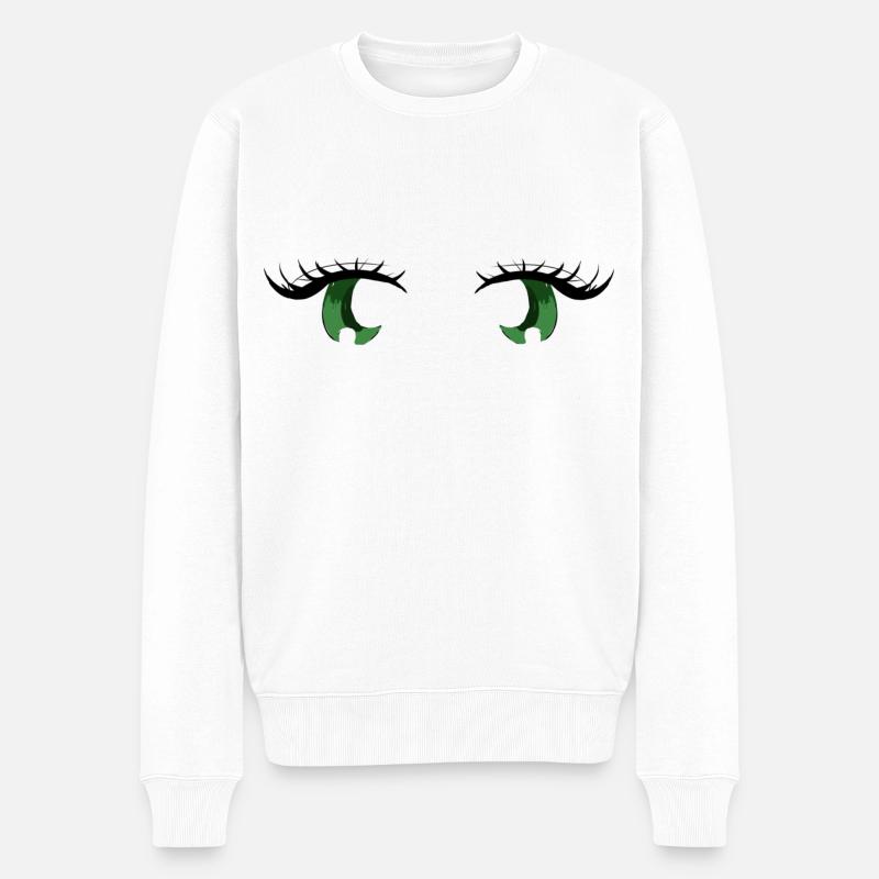 manga d’anime - Pull Premium bio Homme - blanc