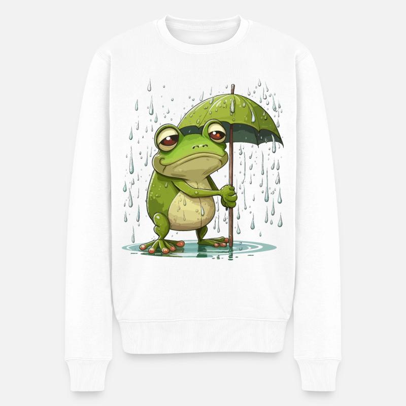 Vertrauensvorschuss - Männer Premium Bio Pullover - Weiß