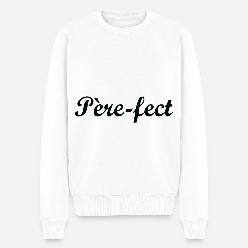Père-fect - Pull Premium bio Homme - blanc