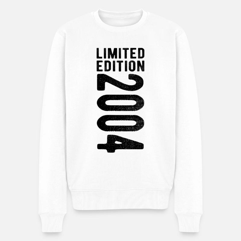limited edition 2004 - Männer Premium Bio Pullover - Weiß
