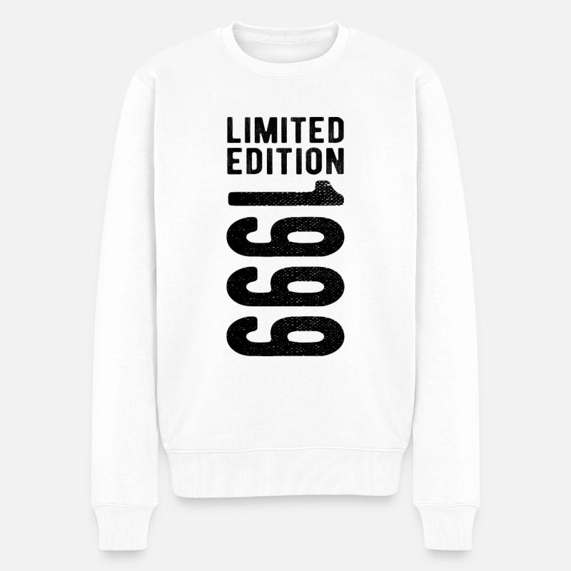 limited edition 1999 - Männer Premium Bio Pullover - Weiß