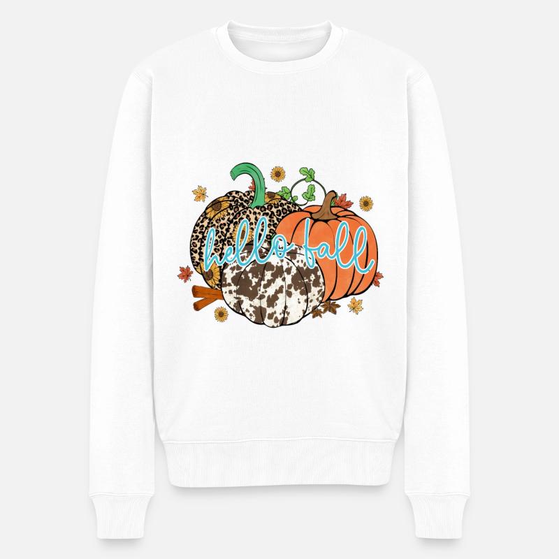 Bonjour Fall - Pull Premium bio Homme - blanc