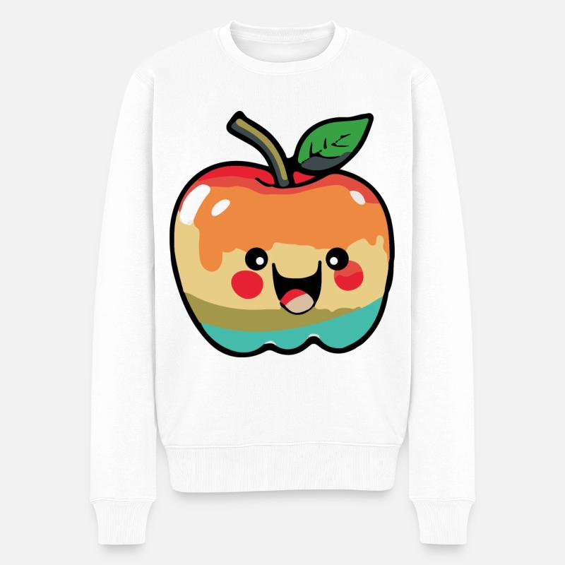 Bande dessinée Apple - Pull Premium bio Homme - blanc