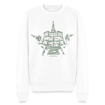 Hercule - Kassel - Pull Premium bio Homme - blanc - Devant - Thijin (182cm)