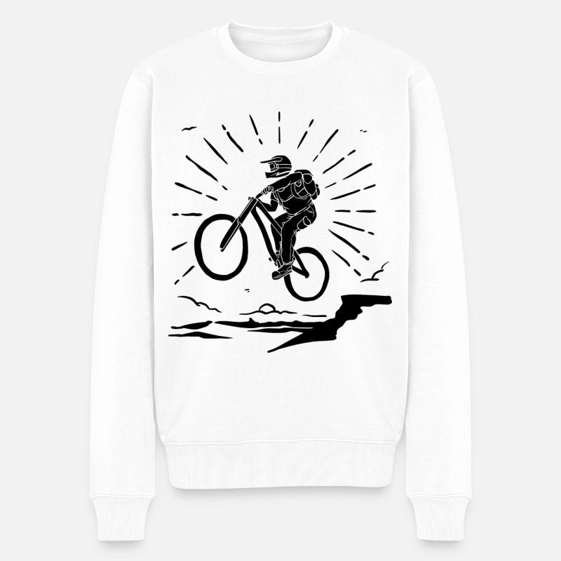 VTT - - Pull Premium bio Homme - blanc