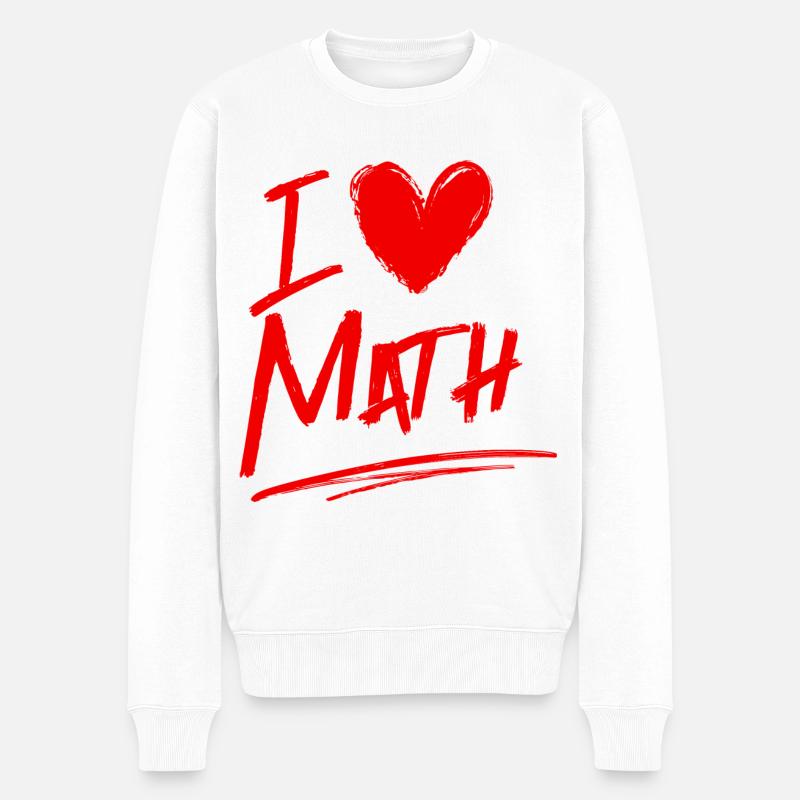 J’adore les maths - Pull Premium bio Homme - blanc