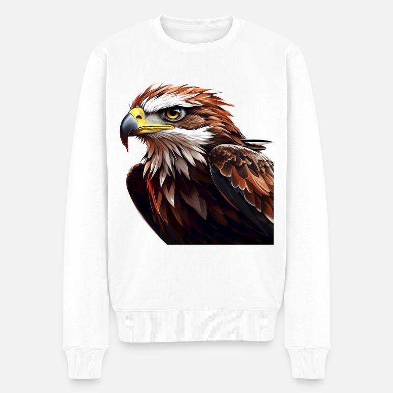 Balbuzard pêcheur - Pull Premium bio Homme - blanc