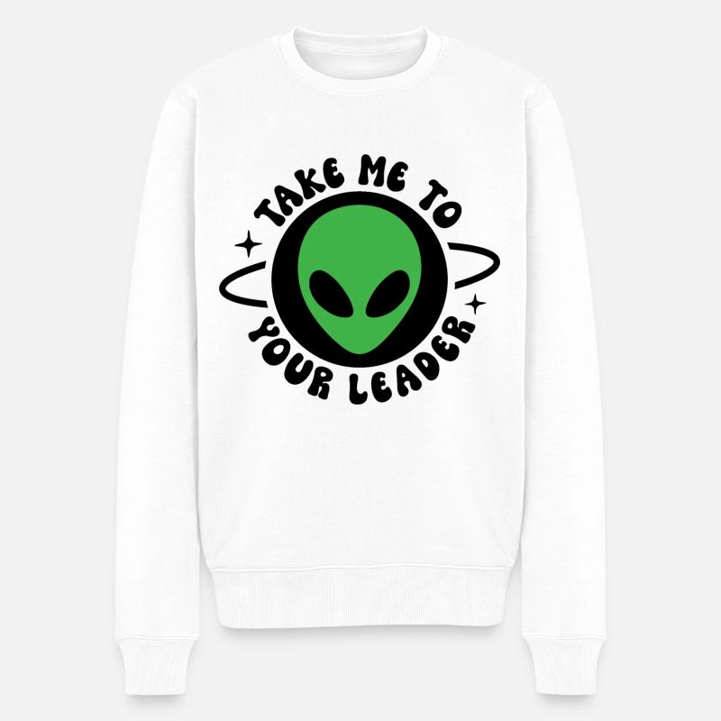 Emmenez-moi à votre chef - Pull Premium bio Homme - blanc