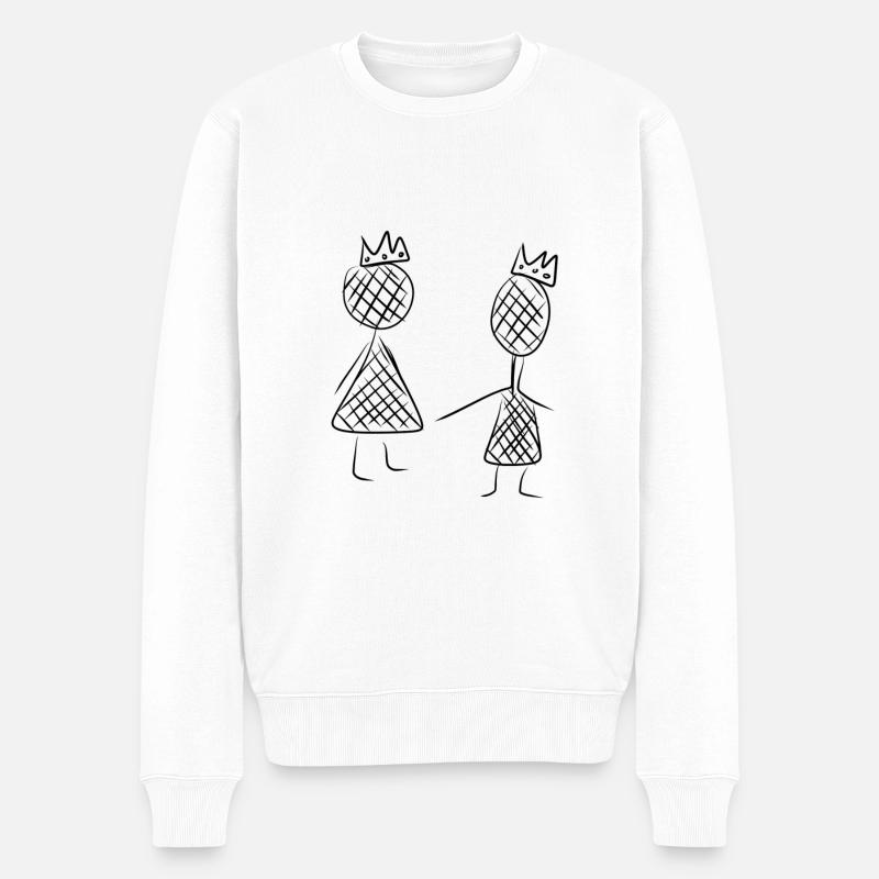 Meilleurs ami - Pull Premium bio Homme - blanc