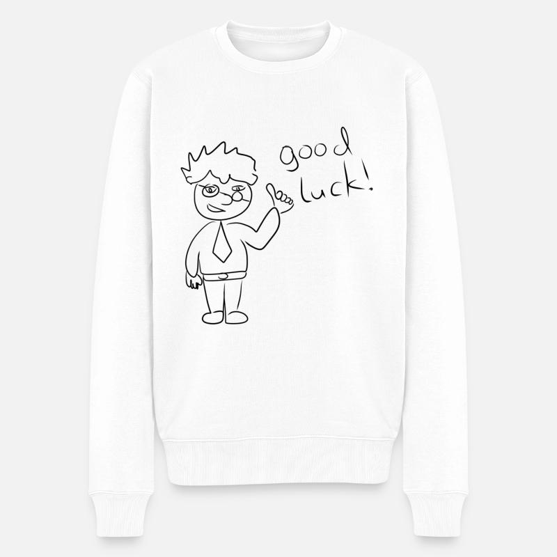 Motivation au travail - Pull Premium bio Homme - blanc