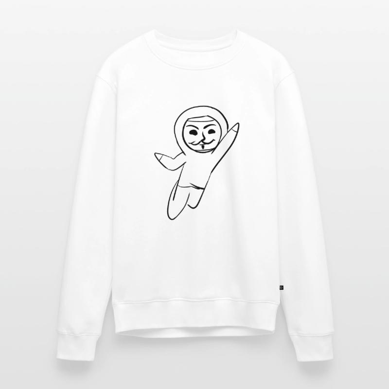 anonymous anonymous hacker mask hack programmer Men's Premium Organic Jumper