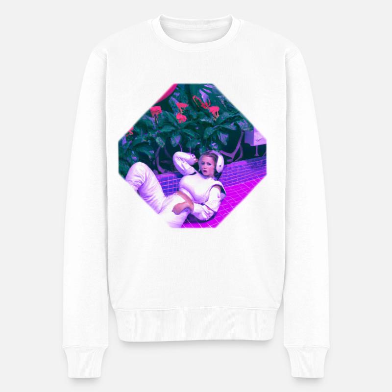 Astronaute - Pull Premium bio Homme - blanc