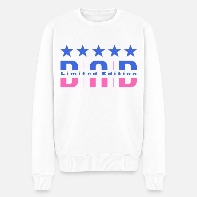 Papa Édition Limitée - Pull Premium bio Homme - blanc