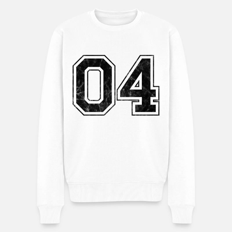 Numéro 04 - Pull Premium bio Homme - blanc