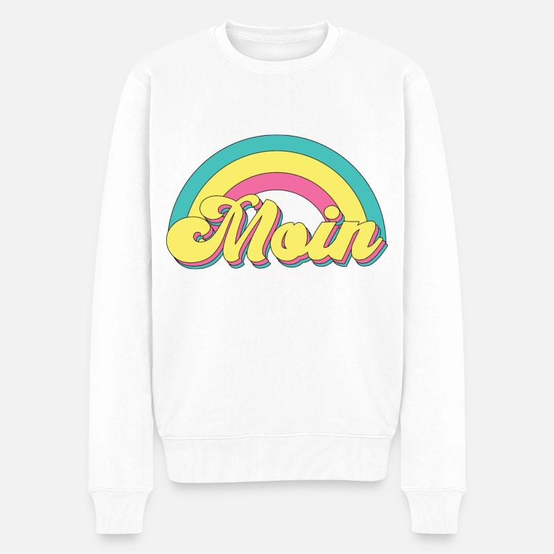 Moin - Pull Premium bio Homme - blanc