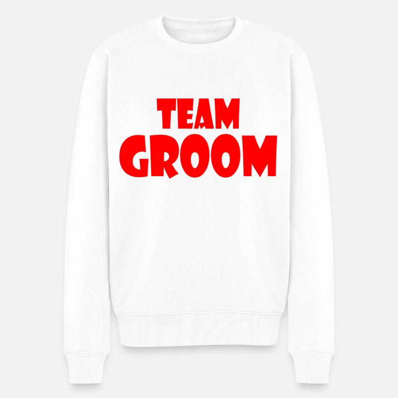 Team groom - Pull Premium bio Homme - blanc