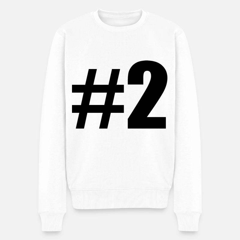 #2 - Pull Premium bio Homme - blanc