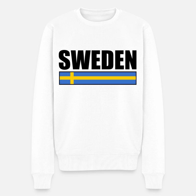 Suède - Pull Premium bio Homme - blanc