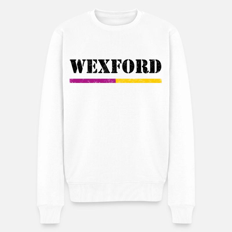 Wexford - Männer Premium Bio Pullover - Weiß