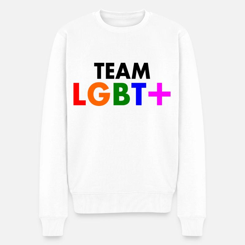 Lgbt - Pull Premium bio Homme - blanc