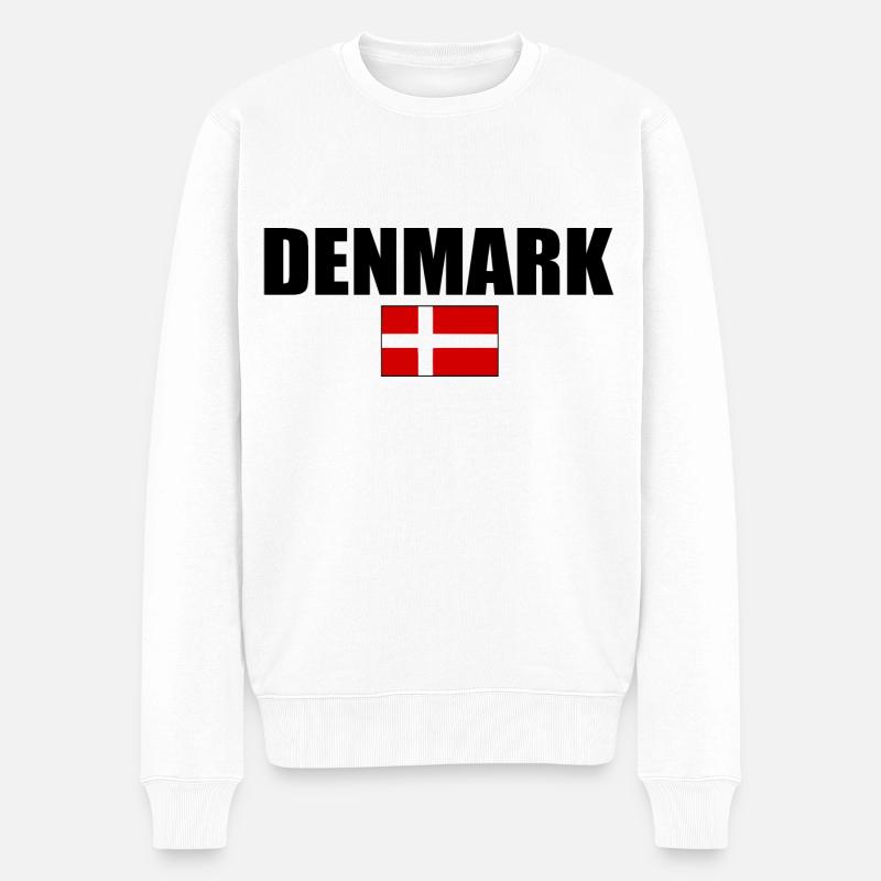 Danemark - Pull Premium bio Homme - blanc