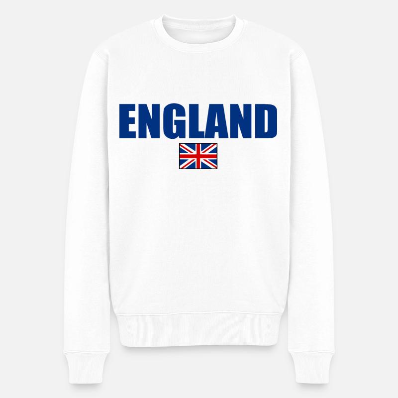 angleterre - Pull Premium bio Homme - blanc