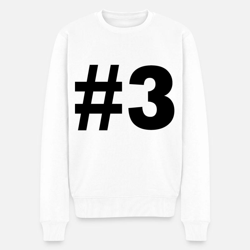 #3 - Pull Premium bio Homme - blanc